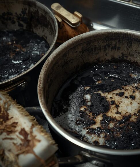 Cleaning Burnt Pots and Pans