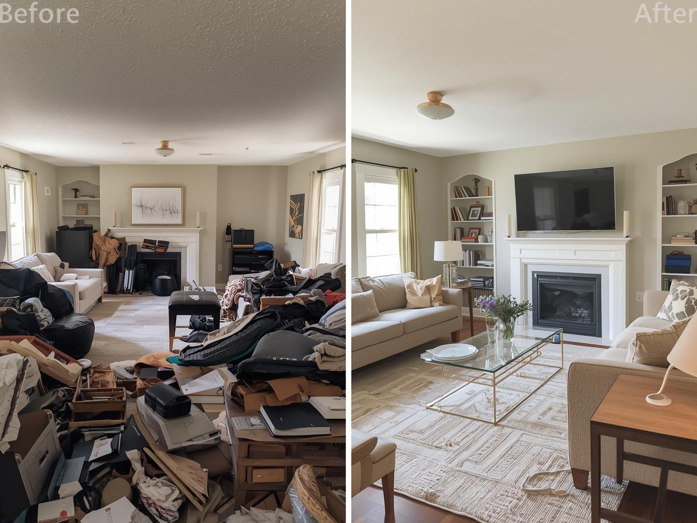 Image showcasing Declutter Your Living Room: Step-By-Step Solutions - Copy My Yard ...