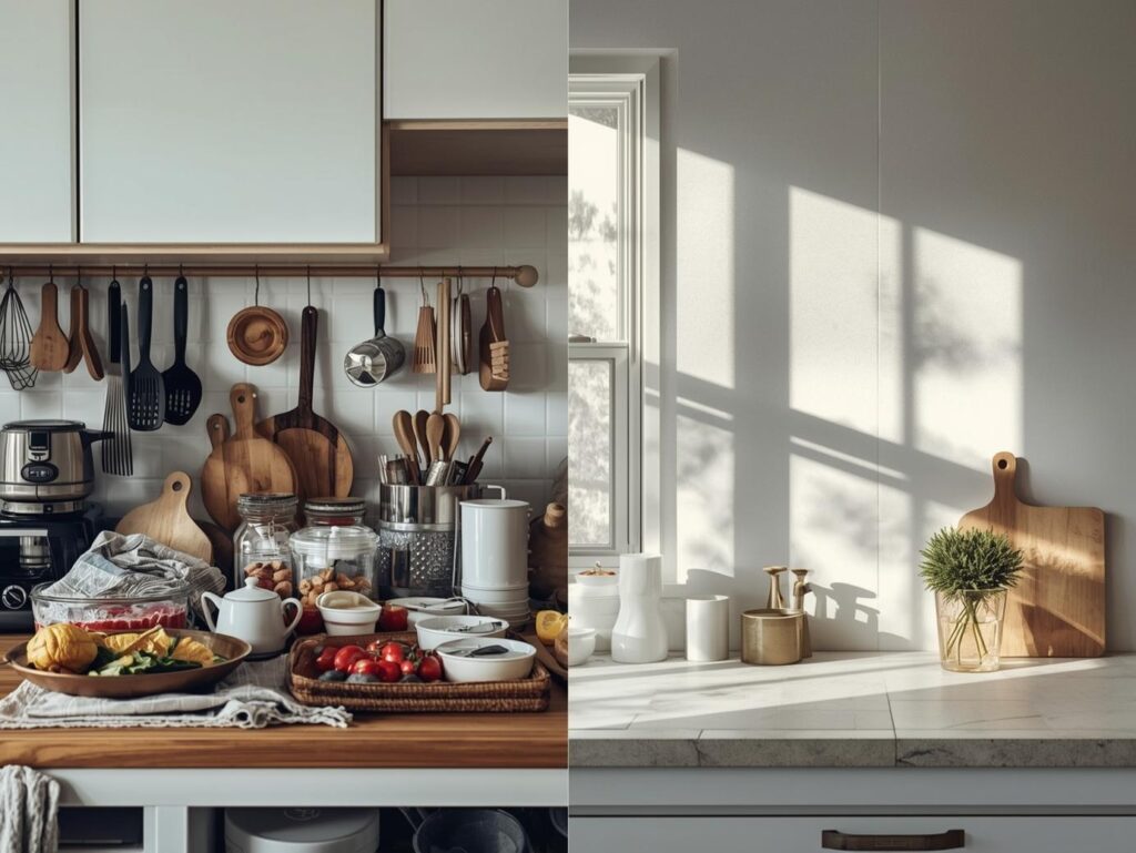 Decluttering Kitchen Countertops