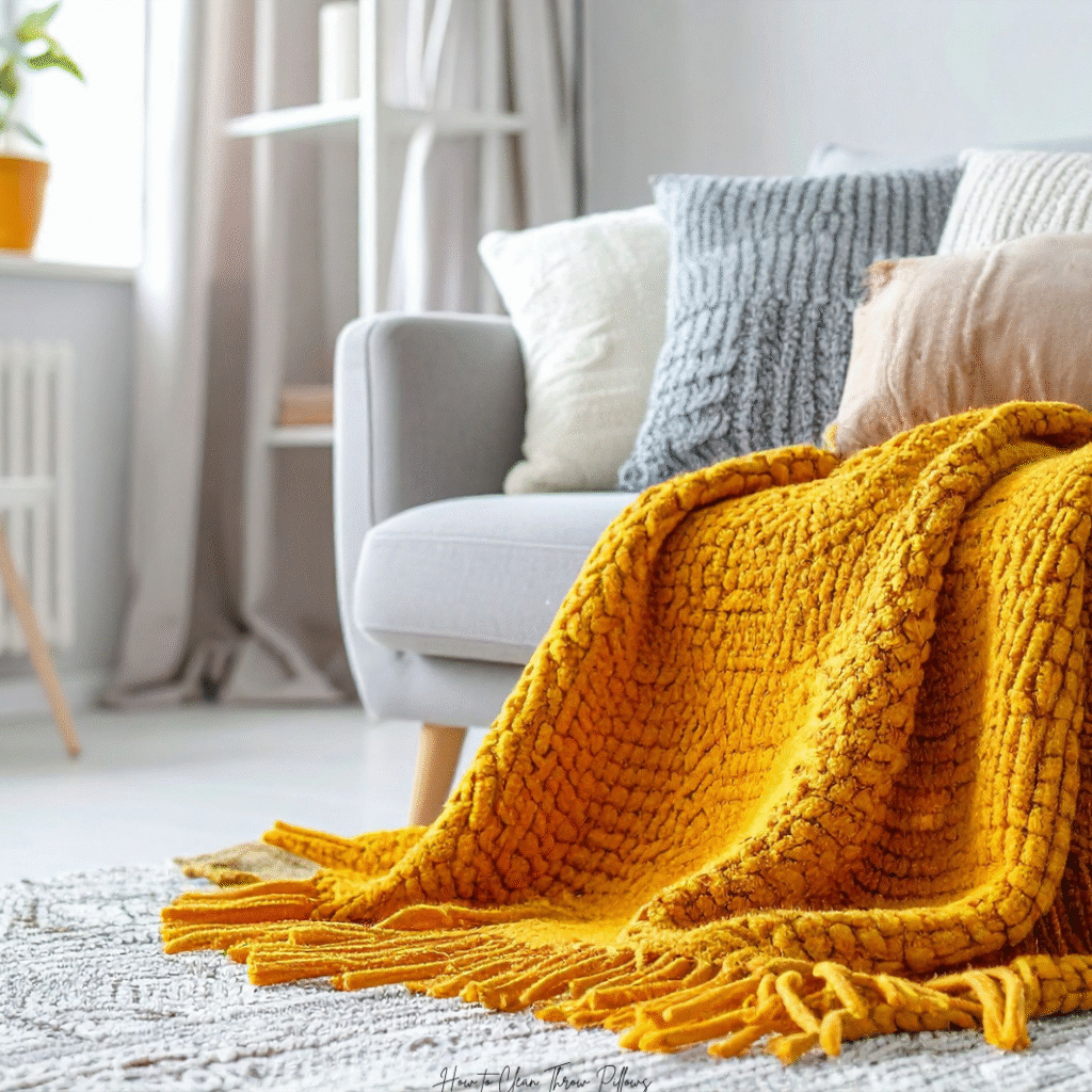 How to Clean Throw Pillows