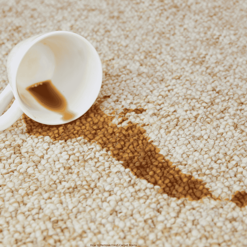 How to Remove Fresh Carpet Stains