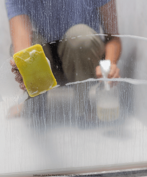 Lemon Juice for Hard Water Stains (The Natural Acid Cleaner)