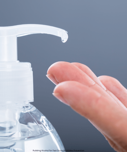 Rubbing Alcohol for Fast Drying & Mildew Prevention